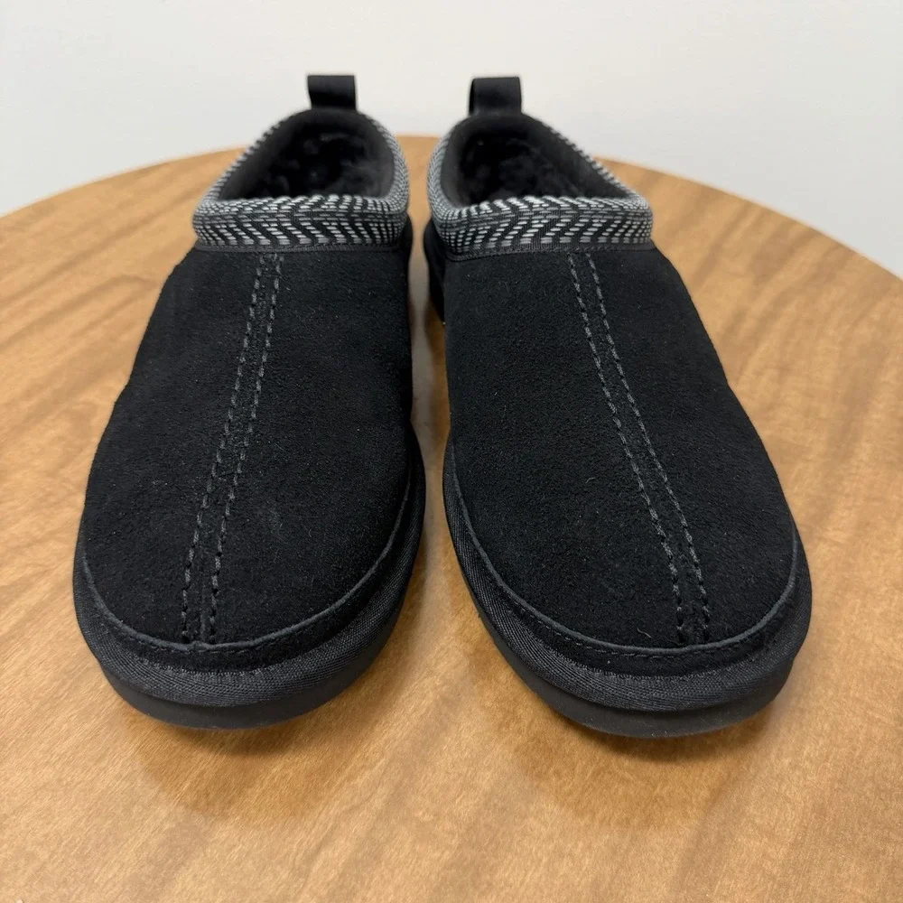 Koolaburra Ugg Burree Slippers Mens Size‎ 9 Black Slip On Cloud Comfort